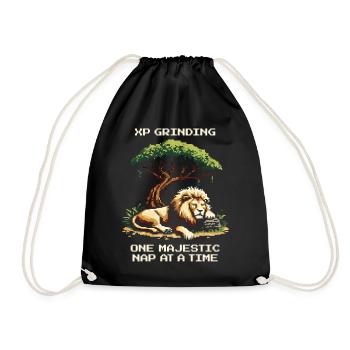 Rectification Majestueuse XP | Safari de détente du lion - Sac de sport léger - noir - Devant