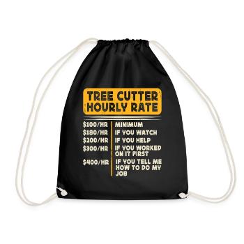 Ébéniste Ébéniste Cadeau Menuisier - Sac de sport léger - noir - Devant