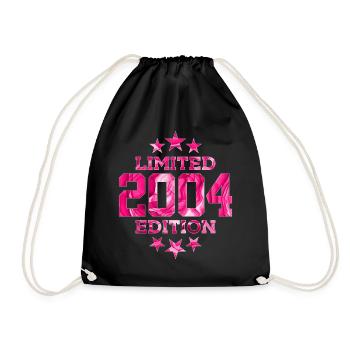 LIMITED EDITION 2004 22ND BIRTHDAY - Drawstring Bag - black - Front