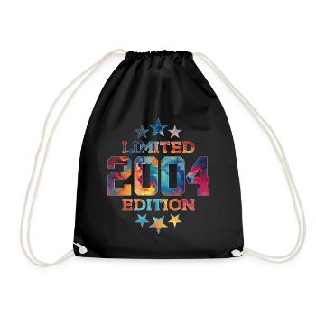 LIMITED EDITION 2004 22ND BIRTHDAY - Drawstring Bag - black - Front