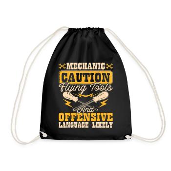 Mécanicien automobile Mécatronicien Technicien Tournevis Cadeau - Sac de sport léger - noir - Devant