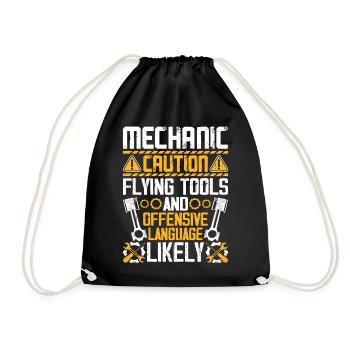 Mécanicien automobile Mécatronicien Technicien Tournevis Cadeau - Sac de sport léger - noir - Devant