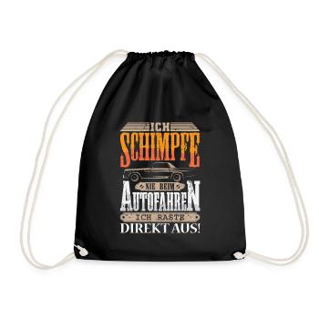 Auto Tuner Tuning Kfz Werkstatt Mechaniker Spruch - Sac de sport léger - noir - Devant