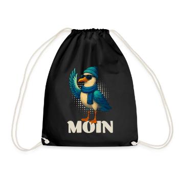 Mouette fraîche - Moin - Sac de sport léger - noir - Devant