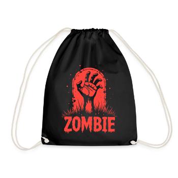 Apocalypse Zombie Hand - Drawstring Bag - black - Front