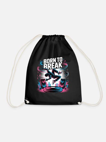 Streetdance Beat – Urban DJ Music Design - Sac de sport léger - noir