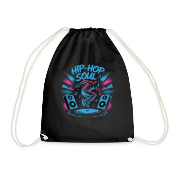 Streetdance Beat – Urban DJ Music Design - Sac de sport léger - noir - Devant