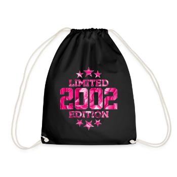 LIMITED EDITION 2002 24TH BIRTHDAY - Drawstring Bag - black - Front