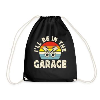 Mechanic Mechatronics Technician Screwdriver Gift - Drawstring Bag - black - Front