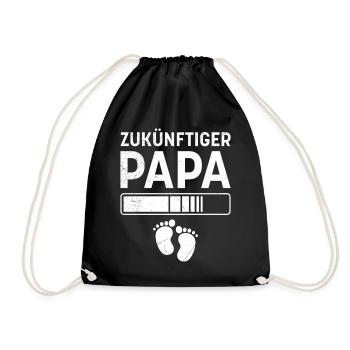 Future papa Funny - Sac de sport léger - noir - Devant