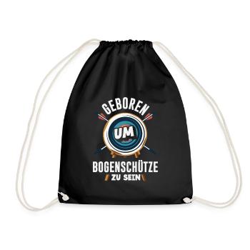 I go archery - Drawstring Bag - black - Front