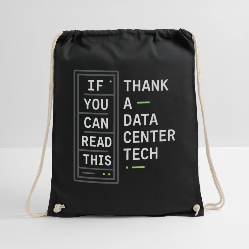Network Infrastructure Rack and Stack Engineer Drawstring Bag