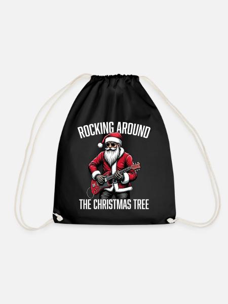 Se balancer autour du sapin de Noël - Sac de sport léger - noir