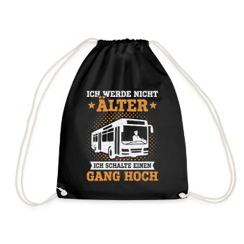 Bus Driver School Bus Driver Bus Driver Bus - Drawstring Bag - black - Front