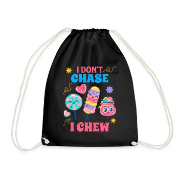 Candy Squad Süßigkeiten Crew Gift - Turnbeutel - Schwarz - Vorne