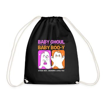 Halloween Gender Reveal - Drawstring Bag - black - Front