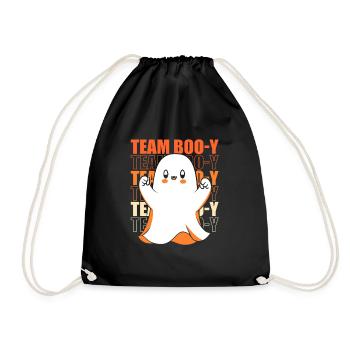 Halloween Gender Reveal Team Boy - Drawstring Bag - black - Front