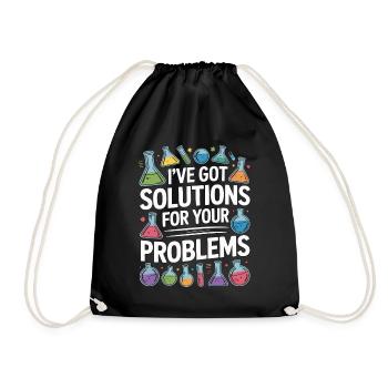 Technicien de laboratoire, j’ai une solution pour le laboratoire médical - Sac de sport léger - noir - Devant