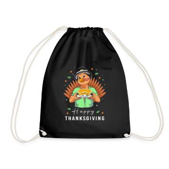 Papa Grand-père Grand-père Thanksgiving Père - Sac de sport léger - noir - Devant