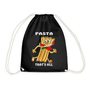 DES PÂTES, C’EST TOUT - Sac de sport léger - noir - Devant
