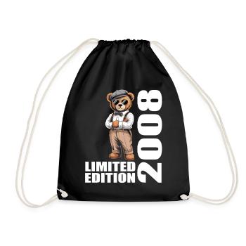 2008 Édition Limitée Ours Anniversaire 2008 - Sac de sport léger - noir - Devant