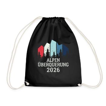 Traversée des Alpes 2026 - Randonnée - Sac de sport léger - noir - Devant