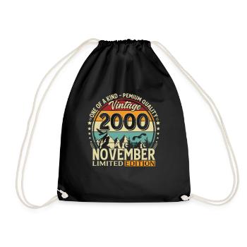 25ème Anniversaire Millésime Novembre Cru 2000 - Sac de sport léger - noir - Devant