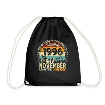 30ème Anniversaire Millésime Novembre Millésime 1996 - Sac de sport léger - noir - Devant