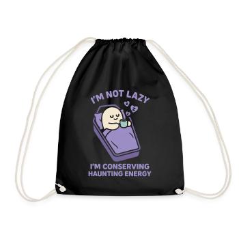 Creepy Sweet Pastel Goth Kawaii Halloween Cute - Drawstring Bag - black - Front