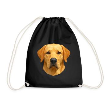 Polygon Labrador Retriever Cadeau - Sac de sport léger - noir - Devant