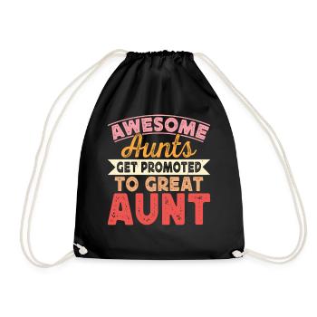 Tante Cadeau Meilleure Tante Du Monde - Sac de sport léger - noir - Devant