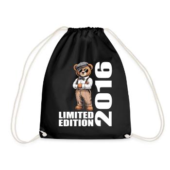 2016 Limited Edition Bär Geburtstag 2016 - Turnbeutel - Schwarz - Vorne