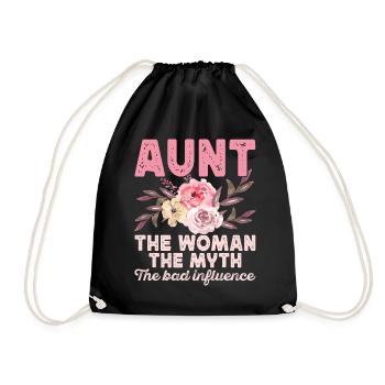 Tante Cadeau Meilleure Tante Du Monde - Sac de sport léger - noir - Devant