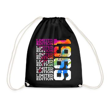 ÉDITION LIMITÉE 1966 60 ANS 60E ANNIVERSAIRE - Sac de sport léger - noir - Devant