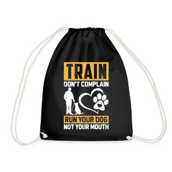 Dogs Dog Lover Dog Owner Gift - Drawstring Bag - black - Front