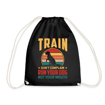 Dogs Dog Lover Dog Owner Gift - Drawstring Bag - black - Front
