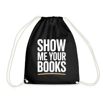Montrez-moi vos livres Leseratte Buch Lesen Bücher - Sac de sport léger - noir - Devant