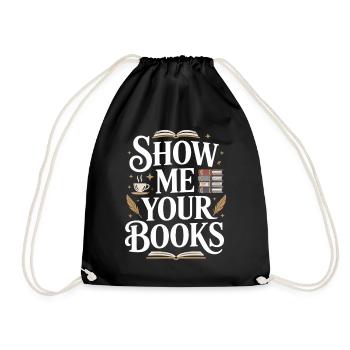 Montrez-moi vos livres Leseratte Buch Lesen Bücher - Sac de sport léger - noir - Devant