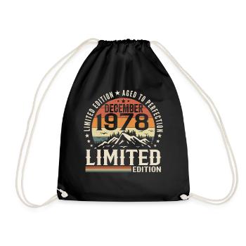 Décembre 1978 - Sac de sport léger - noir - Devant