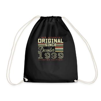Anniversaire 36 ans | Originale Décembre 1989 - Sac de sport léger - noir - Devant