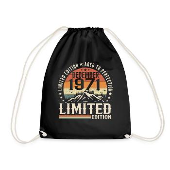 Décembre 1971 - Sac de sport léger - noir - Devant