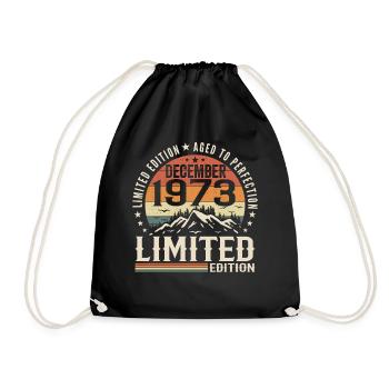Décembre 1973 - Sac de sport léger - noir - Devant