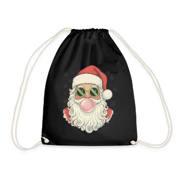 Santa Claus Bubble Gum - Turnbeutel - Schwarz - Vorne