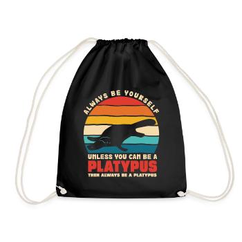 Motif Ornithorynque Selfhood - Sac de sport léger - noir - Devant