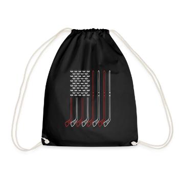 Para Eishockey Handicap - Drawstring Bag - black - Front