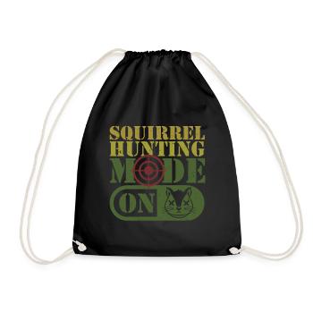Chasseur d’écureuils Rat arboricole - Sac de sport léger - noir - Devant