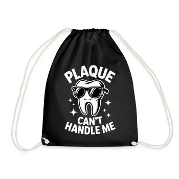 Dentist Saying Tooth Funny Dentist Gift - Drawstring Bag - black - Front