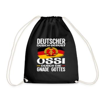 Grâce de Dieu Ossi disant l’orgueil de la RDA - Sac de sport léger - noir - Devant