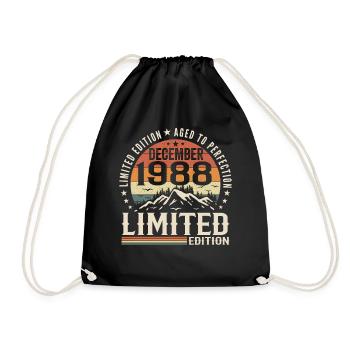 Décembre 1988 - Sac de sport léger - noir - Devant