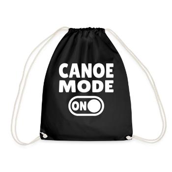 Canoe Mode ON - Drawstring Bag - black - Front